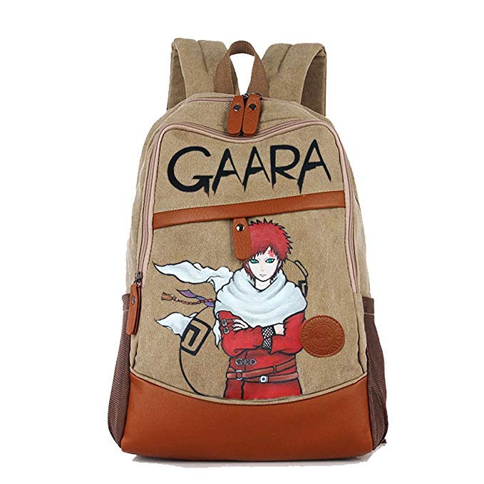 YOURNELO Anime Manga Naruto Rucksack Backpack Canvas School Bag Bookbag