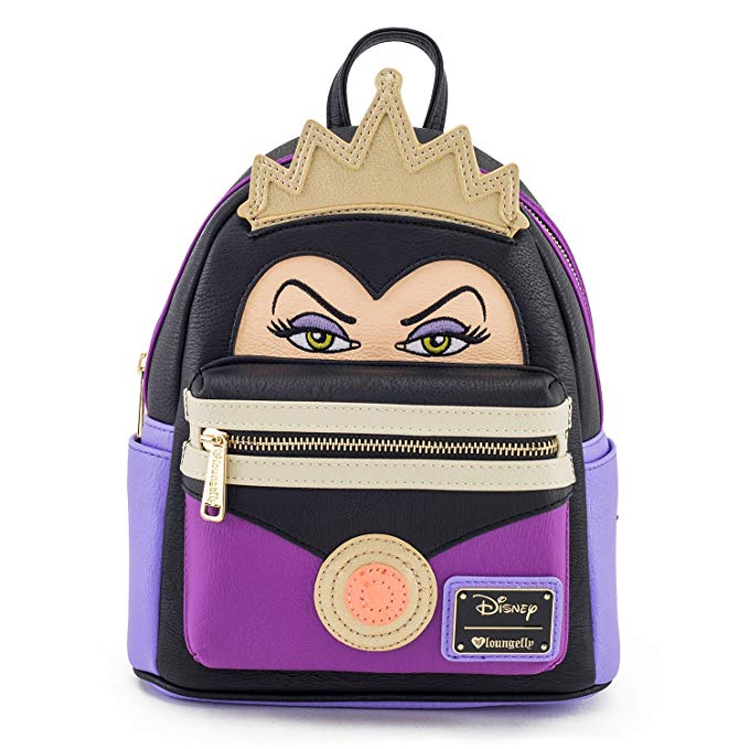 Loungefly Snow White Evil Queen Faux Leather Mini Backpack Standard