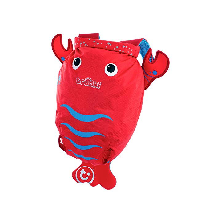 Trunki PaddlePak Water-Resistant Backpack - Pinch the Lobster (Red)