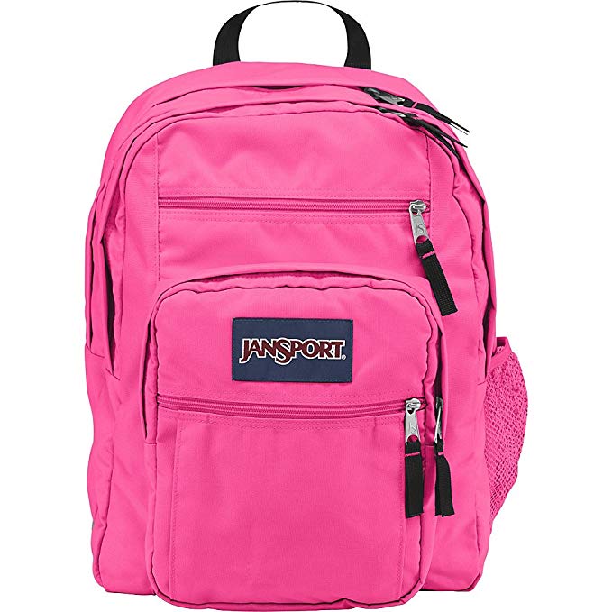 JanSport Big Student Day Pack - Fluorescent Pink