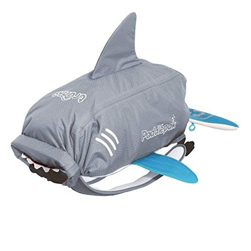 Trunki PaddlePak Back Pack - Water Resistent Kids Backpack (Finn), Silver