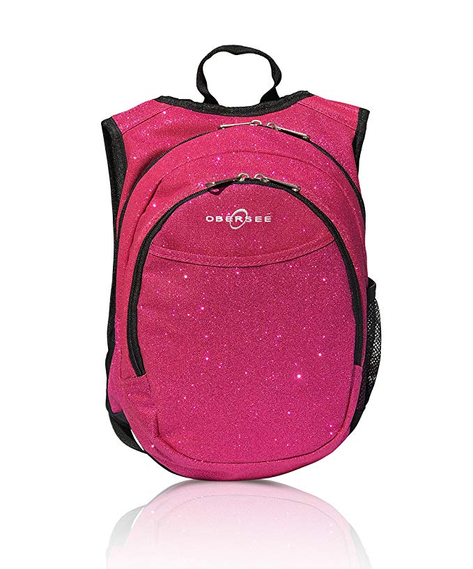 Obersee Pre-School Kids Sparkle Backpack with Insulated Cooler